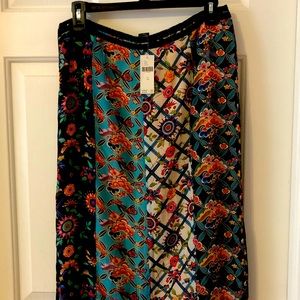 SALE TODAY! Anthropologie rayon, lined spring skirt